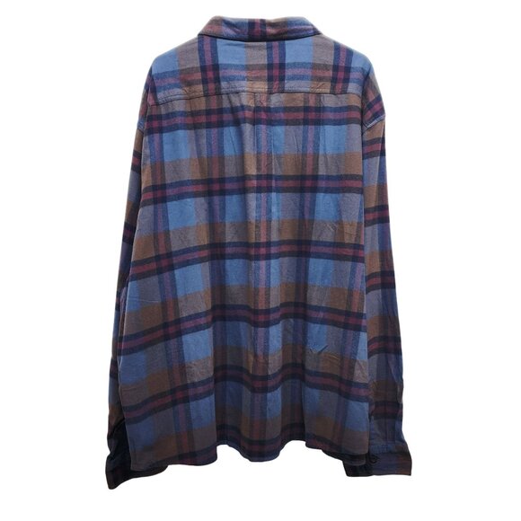 Mens Dubinik Customized Version Plaid Flannel Shirt Size 4XL - Picture 8 of 9